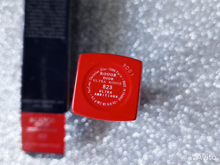 Помада стойкая Dior rouge 823 нюдовая