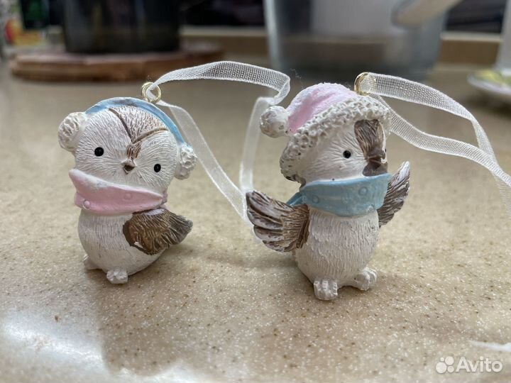 Елочные игрушки, фигурки