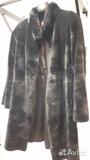 Шуба из стриженного бобра