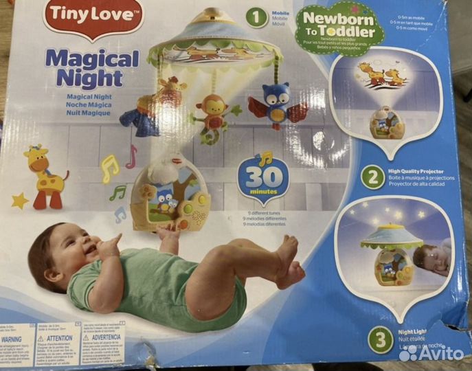 Электронный Мобиль на кроватку Tiny love волшебная