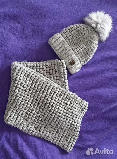 Комплект шапка и шарф