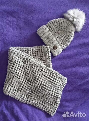 Комплект шапка и шарф