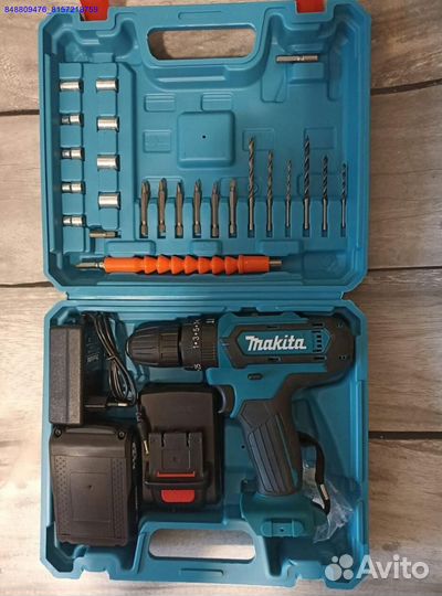 Шуруповёрт Makita 21v ударный 3 режима