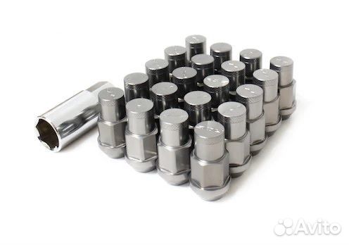 Гайки Rays Dura L32мм 1.25 (Серый)