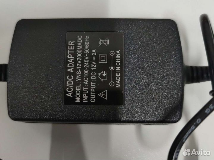 Блок питания с гнездом прикуривателя до 2А