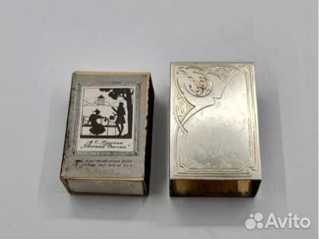 Серебряная спичечница (84 проба)