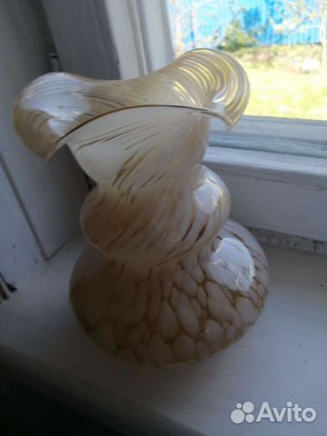 Ваза цветное стекло СССР