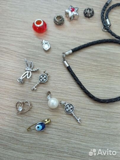 Серебряные серьги, кольца, подвески,шармы,браслеты