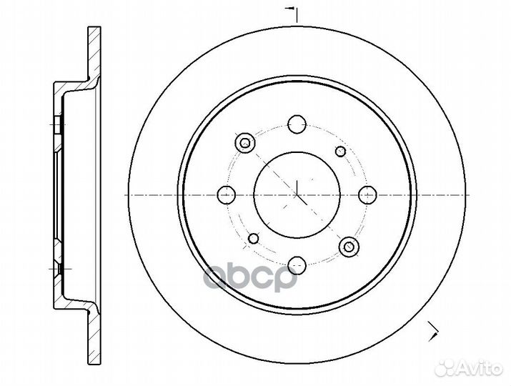 Диск тормозной G-brake GR-01886 GR01886 G-brake