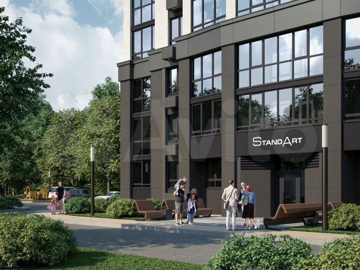 1-к. квартира, 43,3 м², 7/18 эт.