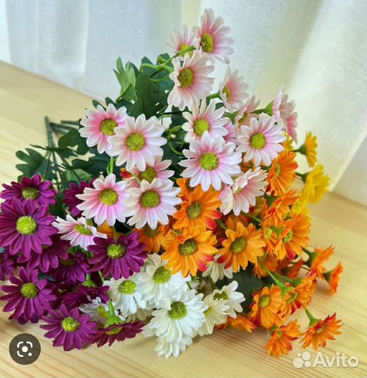 Искусственные цветы зелень, лаванда