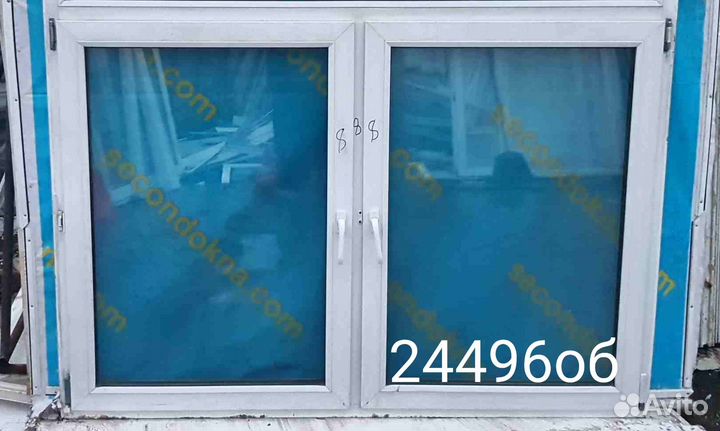 Пластиковое окно Б/У 1720(в) 1260 об х 1770(ш)