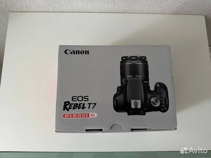 Зеркальный фотоаппарат canon rebel t7