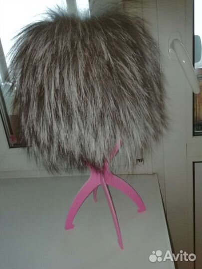 Шапки меховые вязаные