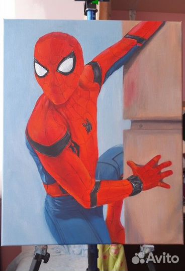 Картина маслом Человек-паук