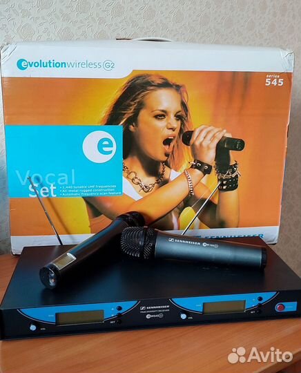 Радиосистема, 2 микрофона ew100g2