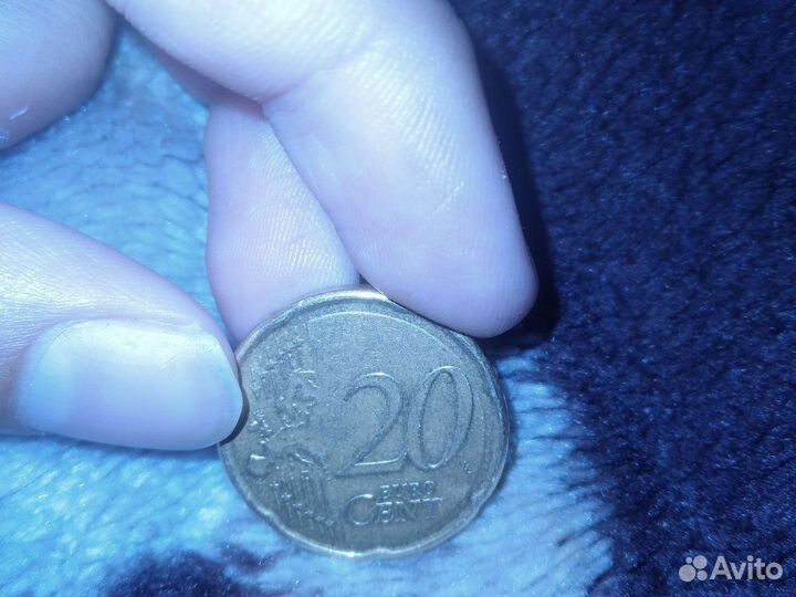 Монета 20 евро 2012 года