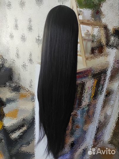 Парик полусистема длинный