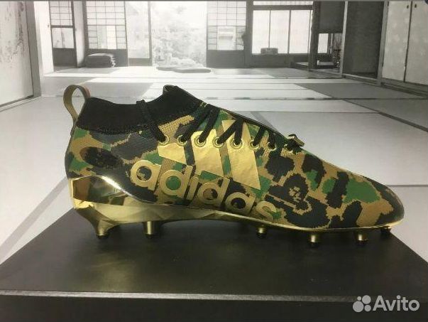 Adidas Bape x Cleats F 43 / 45 футболь золотые