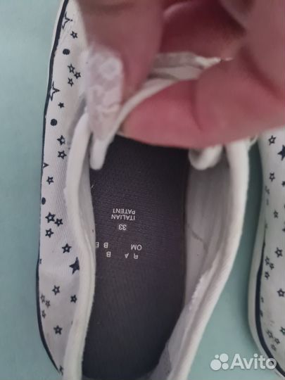 Слипоны для девочки 33 размер