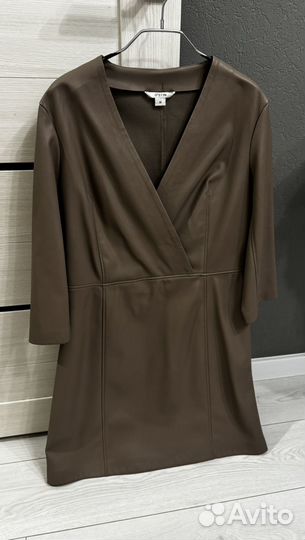 Платье эко кожа