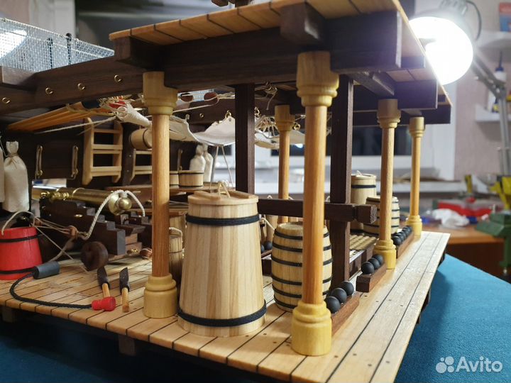 Фрагмент батарейной палубы