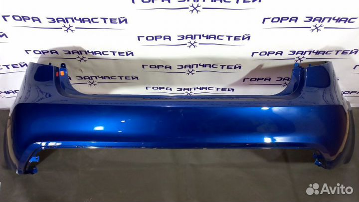 Бампер задний KIA Rio 10-14 седан синий WGM