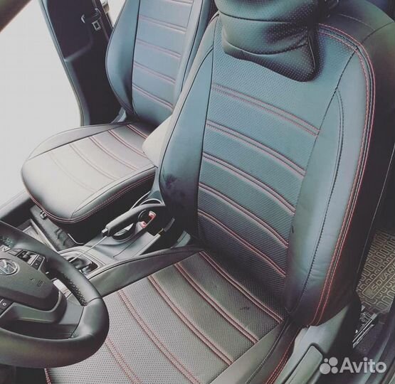 Чехлы на сидения эко-кожа Hyundai ix35 2013