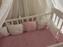 Кроватка для новорожденных с бортиками