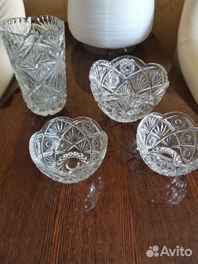 Ваза хрустальная СССР