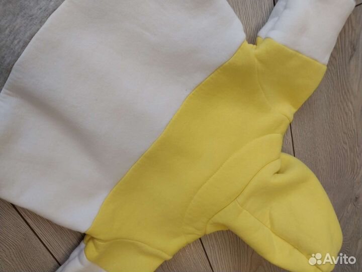 Комбинезон из футера с начесом, 80