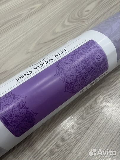 Коврик новый для йоги и фитнеса PRO mandala