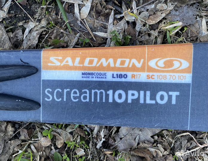 Горные лыжи salomon scream 10 pilot