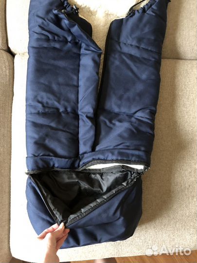 Конверт овчинный в коляску или санки