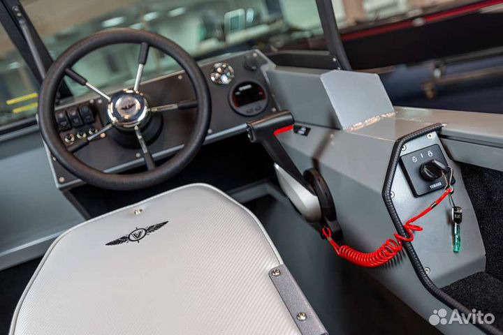 Катер Волжанка 460фиш с мотором yamaha 60 лс