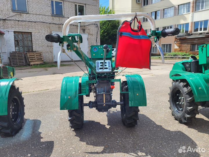 Мотоблок Файтер 101DE + почвофреза и сиденье