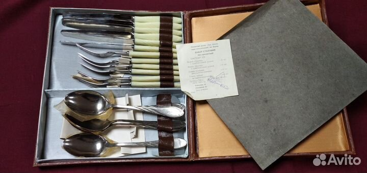 Новый столов.набор-ложки вилки ножи.оригинал СССР