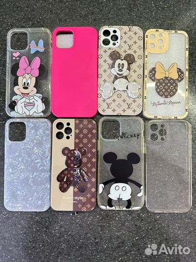 Чехлы на айфон 12 про состояние новых 8 шт