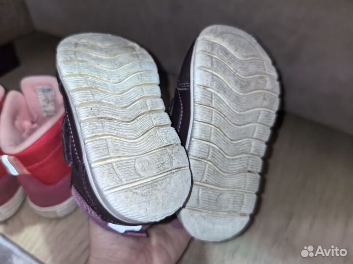 Ботинки для девочки демисезонные 22 размер