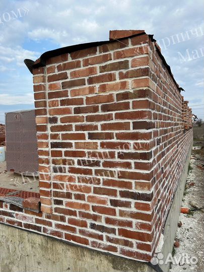 Кирпич «Лофт-Бордо» Баварский стиль кладки