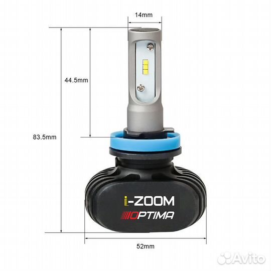 Лампы светодиодные Optima i-Zoom H1,H3,H4,H7,H11
