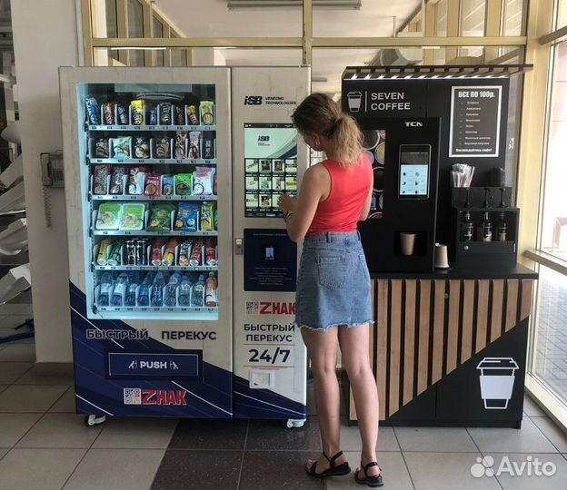 Автомат кофе и сековый вендинг