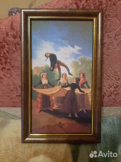 Репродукция картины от журнала 