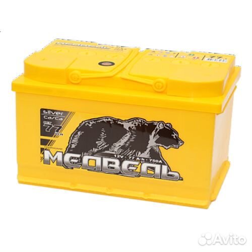 Аккумулятор Тюменский Медведь 60ач 75ач 100ач