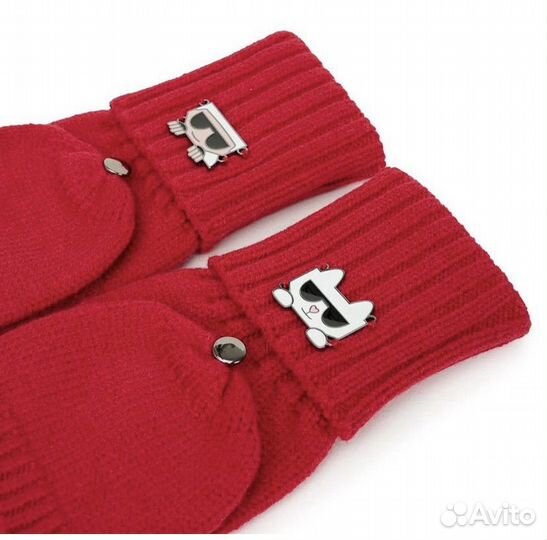 Шарф шапка перчатки Karl lagerfeld оригинал новое