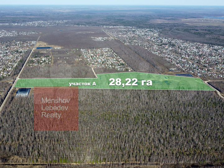 Участок 28,22 га (СНТ, ДНП)