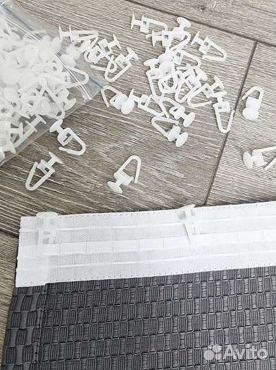 Крючки для штор, 100 шт