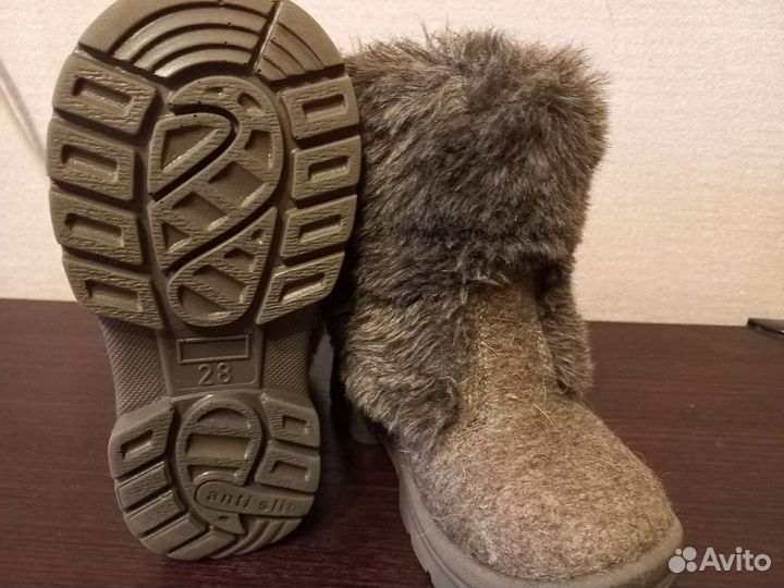 Валенки детские р 28