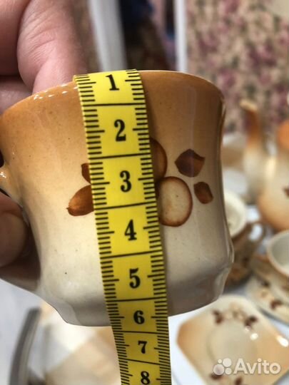 Кофейный набор из глины