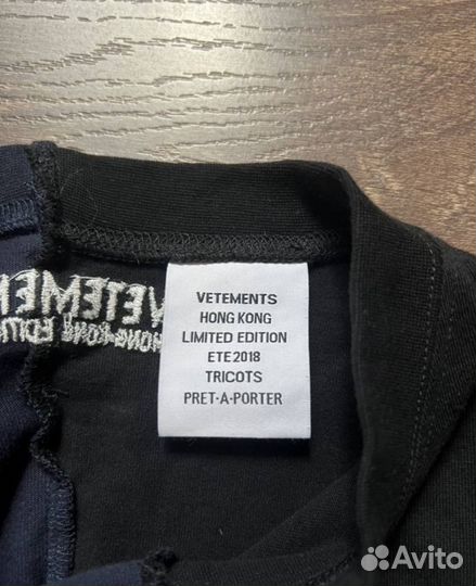 Футболка vetements